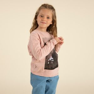Polera Niña Algodón Print Bosque