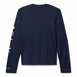 Polera Manga Larga Niño Fork Stream Azul Columbia