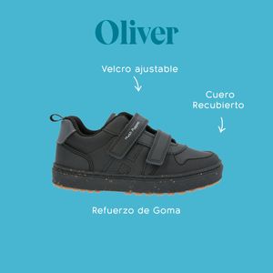 Zapatilla Velcro Colegio Oliver [35-38]