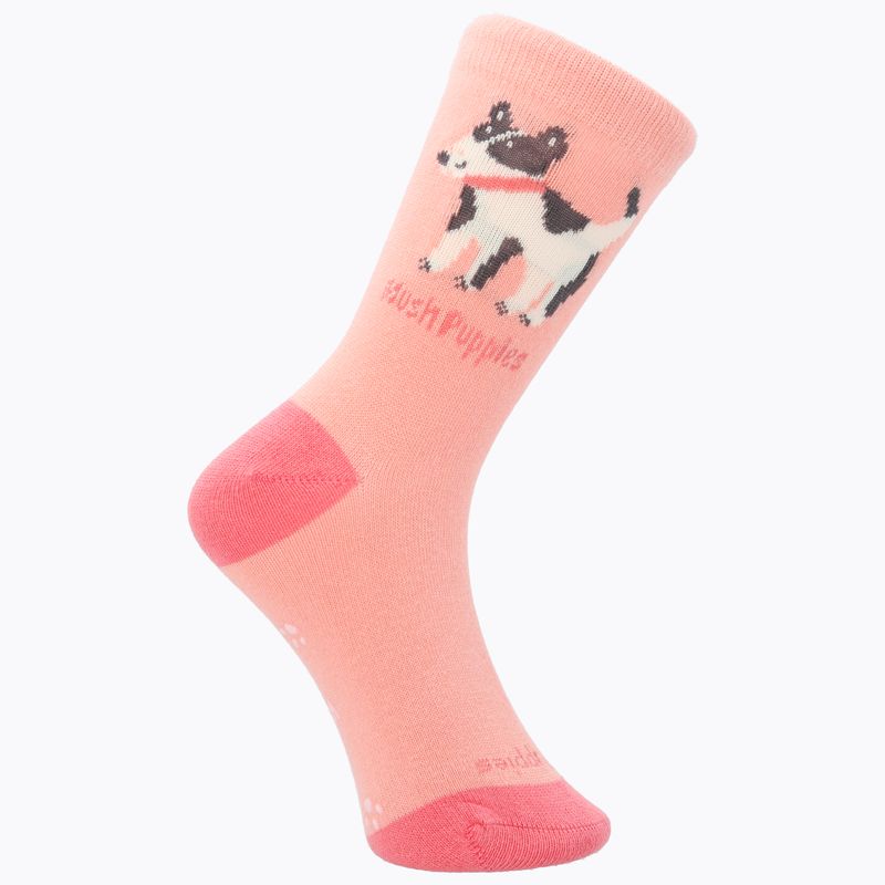 CALCETIN ALGODÓN NIÑA C JACK RUSSELL ROSADO HUSH PUPPIES
