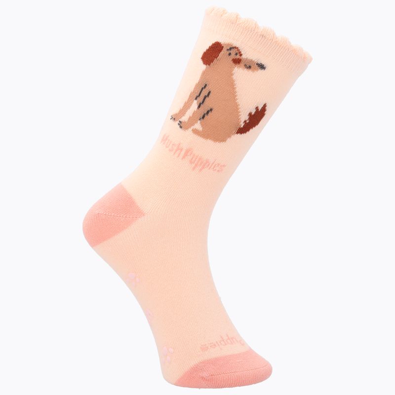 CALCETIN ALGODÓN NIÑA C ST MESTIZO ROSADO HUSH PUPPIES