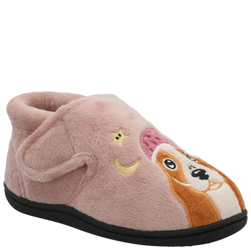 PANTUFLA CASUAL NIÑA HPK SLIPPER AMY ROSADO HUSH PUPPIES