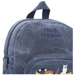 MOCHILA CANVAS ENGRASADO NIÑO BOAT BACKPACK AZUL  HUSH PUPPIES