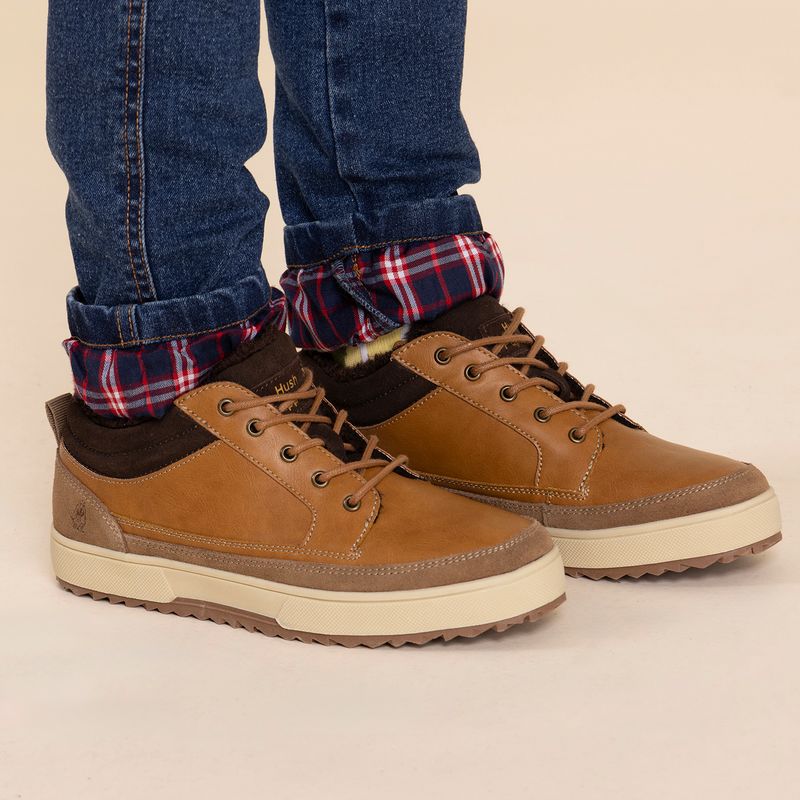 Zapatilla-Cuero-Niño-Slalom-Low-Azul