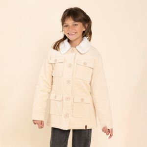 Chaqueta Niña Leña Beige