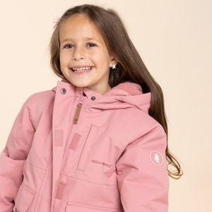 Parka Waterproof Niña Silvestre Rosada