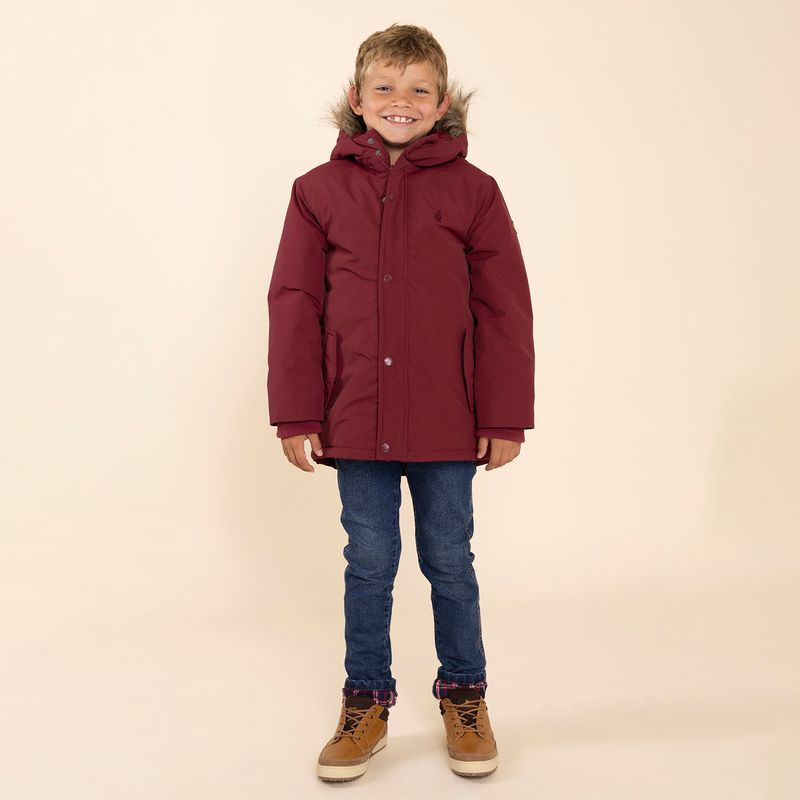 Parka-Niño-Bulldog-Burdeo