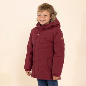 Parka Niño Bulldog Burdeo