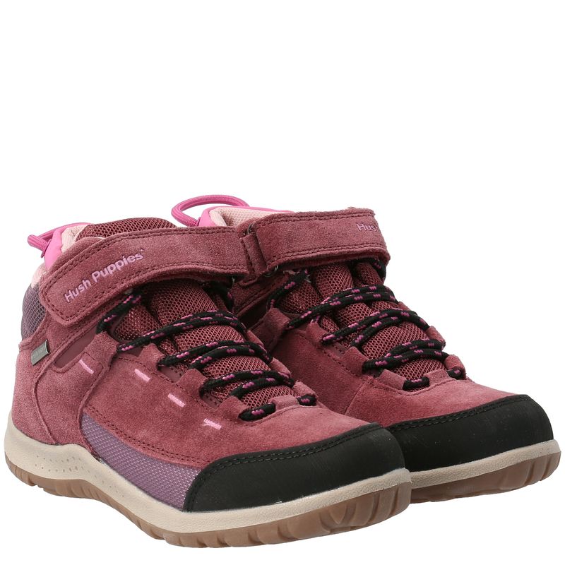 Botín Cuero Niña Climb Rosado