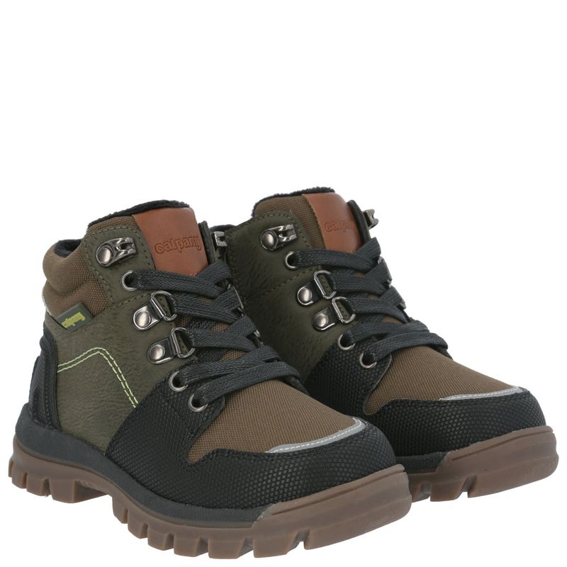 Botín Niño Tesla Verde Calpany