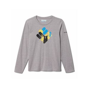 Polera Manga Larga Niño Dobson Pass Gris Columbia