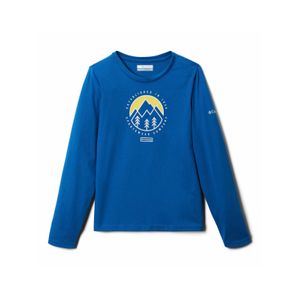 Polera Manga Larga Niño Dobson Pass Azul Columbia