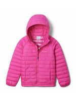 Parka Niña Powder Lite II Hooded Rosado Columbia