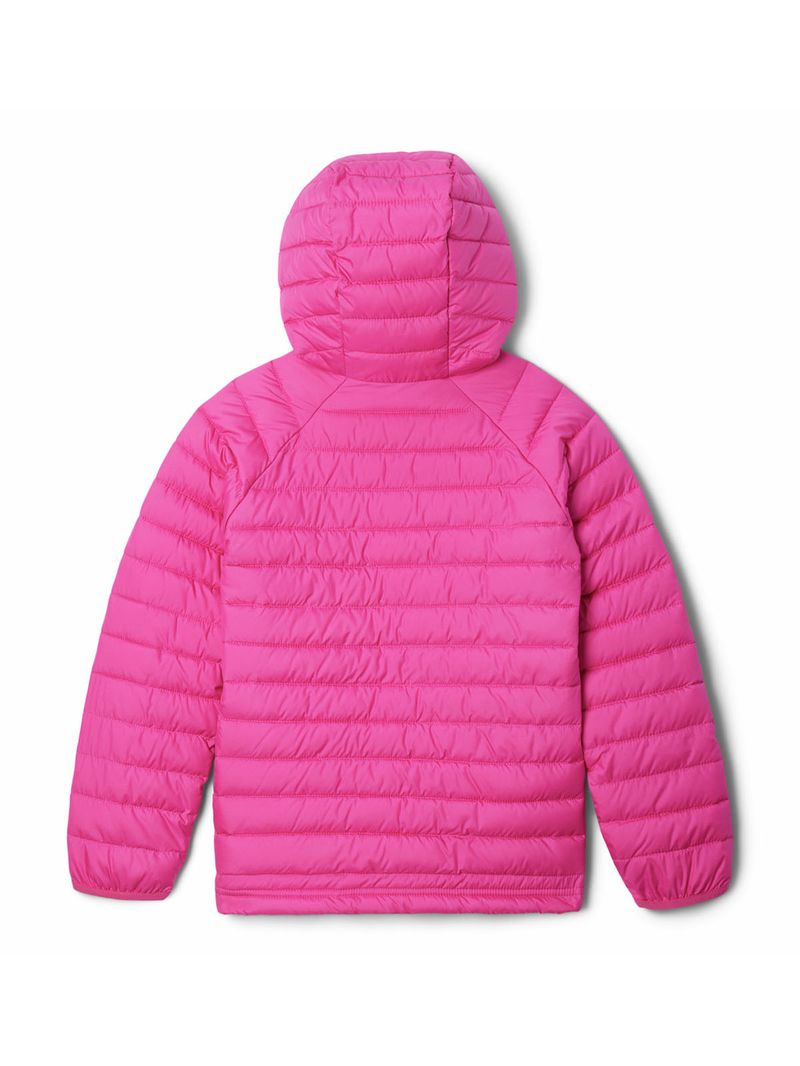 Parka Niña Powder Lite II Hooded Rosado Columbia