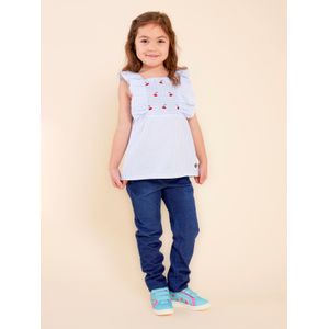Blusa Niña Huerta Celeste