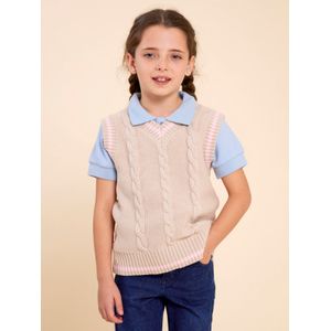 Chaleco Niña Rocio Beige