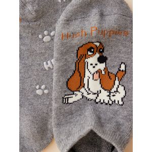 Calcetin Algodón Niño Ped Sportdog Gris Hush Puppies