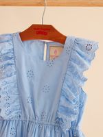 Vestido Niña Manuela Celeste