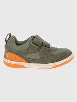 Zapatilla Cuero Niño Lazo Pro Verde