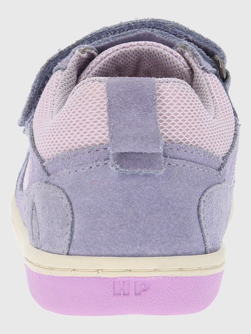 Zapatilla Cuero Niña Lazo Pro Morado