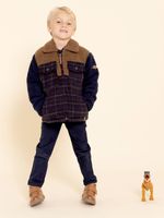 Chaqueta Sherpa Niño Cocker Amarillo