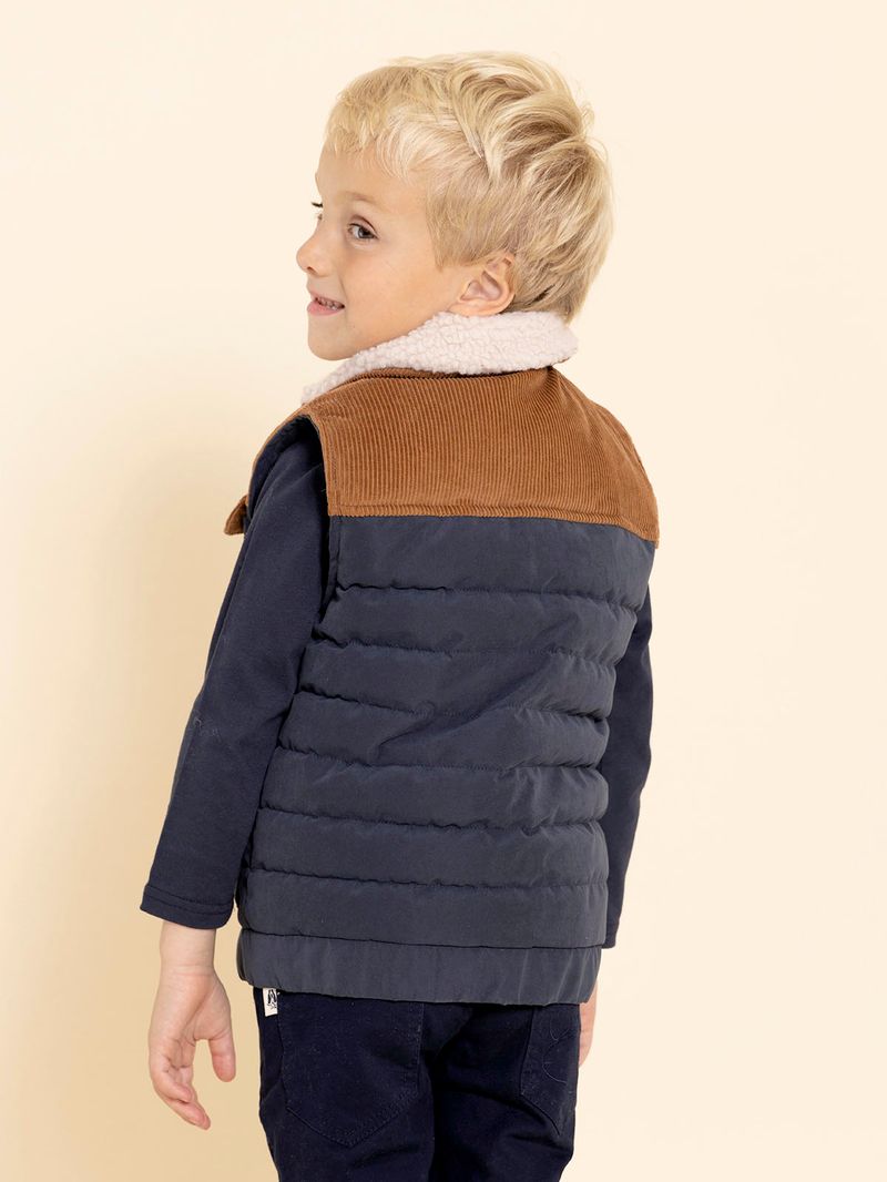 Parka-Sin-Mangas-Niño-Montana-Azul