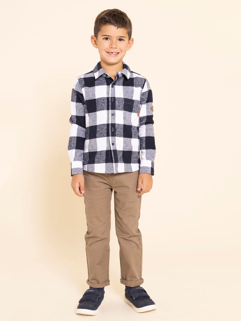 Camisa Fanela Niño Tobby Azul