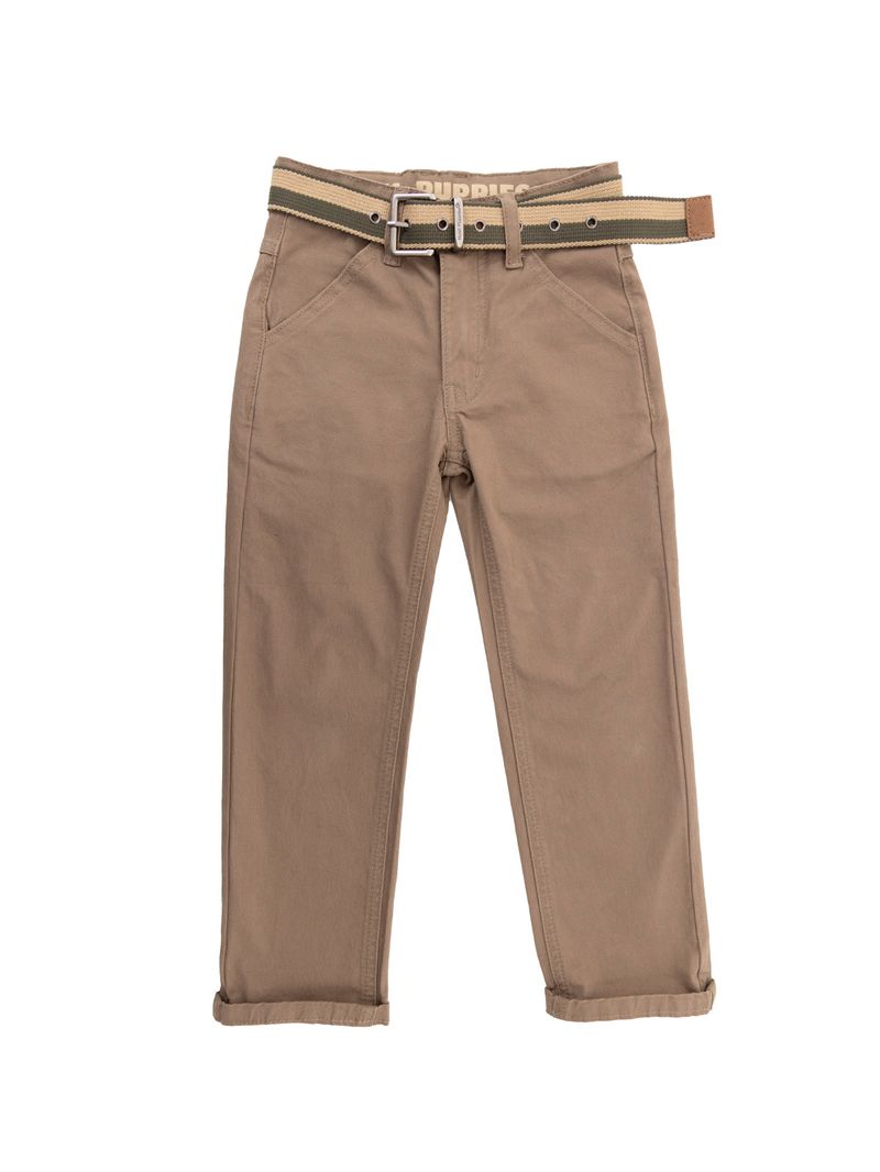 Pantalon-Niño-Belt-Beige