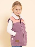 Parka Sin Mangas Niña Montana Rosado