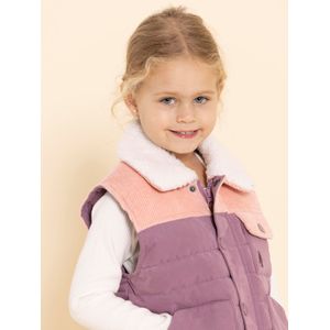 Parka Sin Mangas Niña Montana Rosado