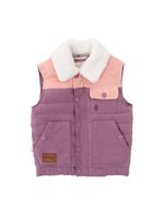 Parka Sin Mangas Niña Montana Rosado