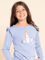 Polera-Manga-Larga-Niña-Imagine-Celeste