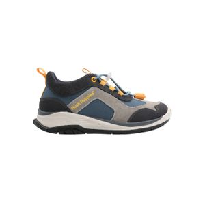 Zapatilla Cuero Niño Fastland Azul