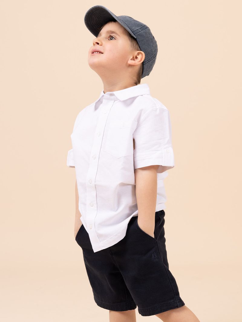 Camisa Niño Coburgo Blanco