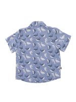 Camisa Niño Guayabera Azul