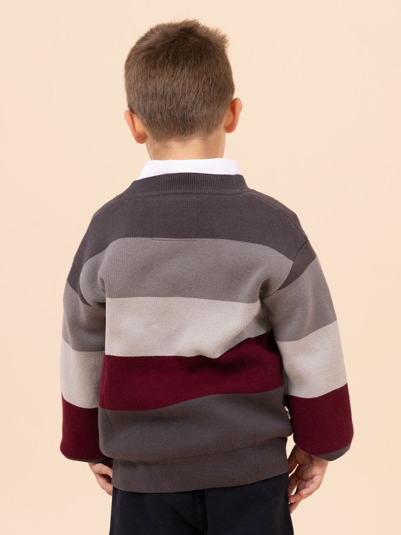 Chaleco Niño Cantembury Gris