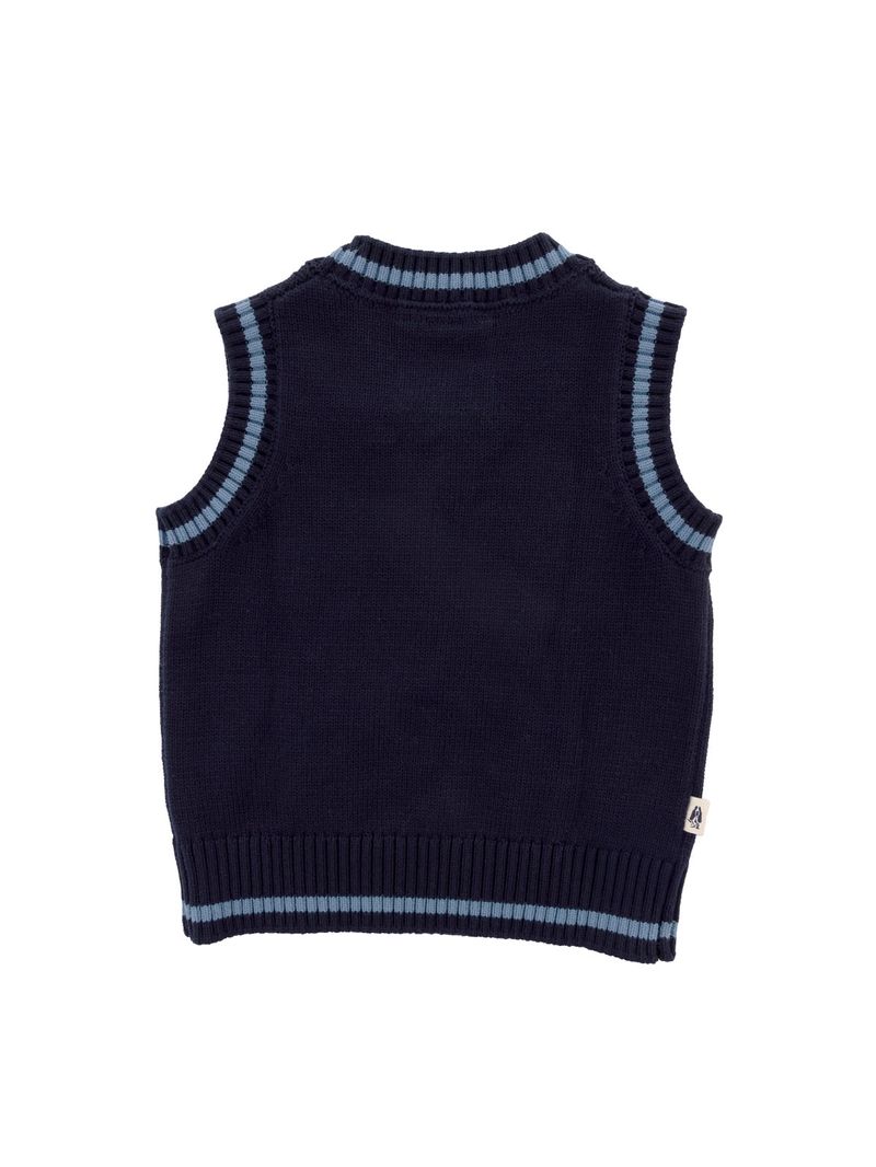 Chaleco Sin Manga Niño Phillip Navy