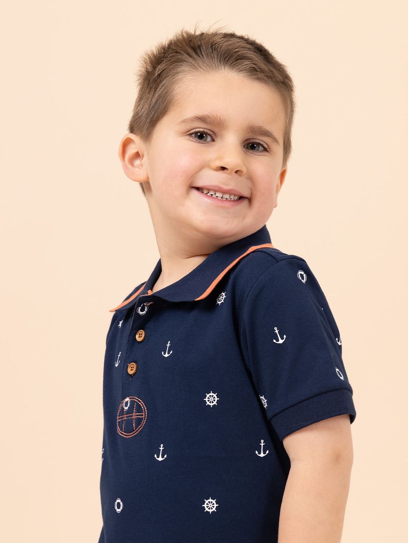 Polera Niño Bonn Azul