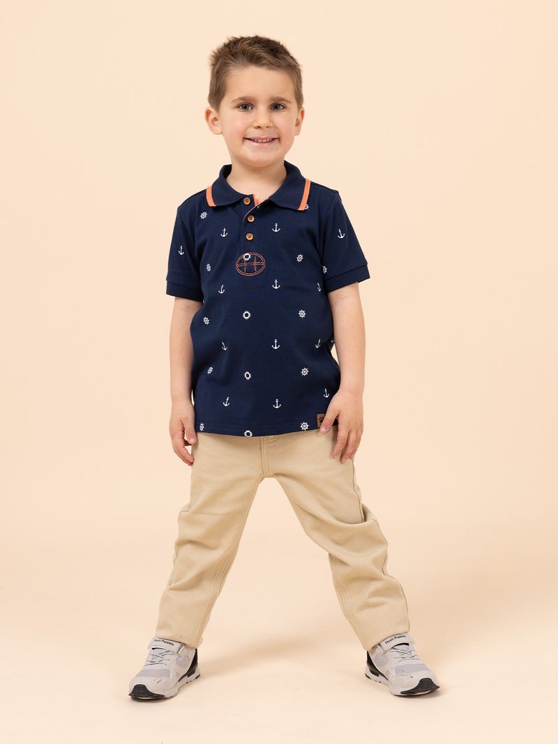 Polera Niño Bonn Azul