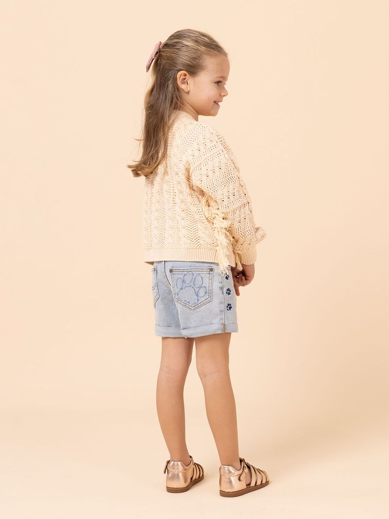 Chaleco Niña Florencia Beige