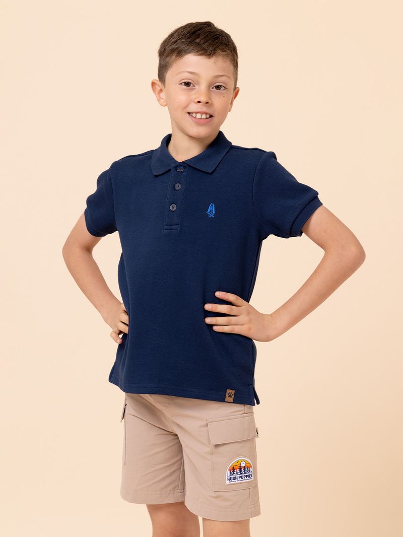 Polera Niño Unkel Azul Marino