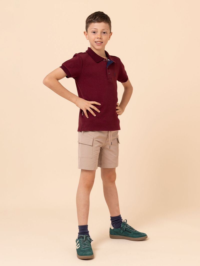 Polera Niño Unkel Burdeo