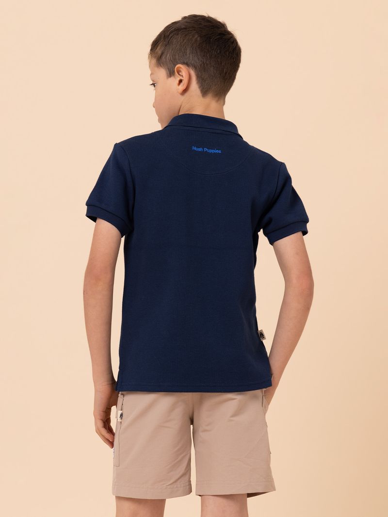 Polera Niño Unkel Azul Marino