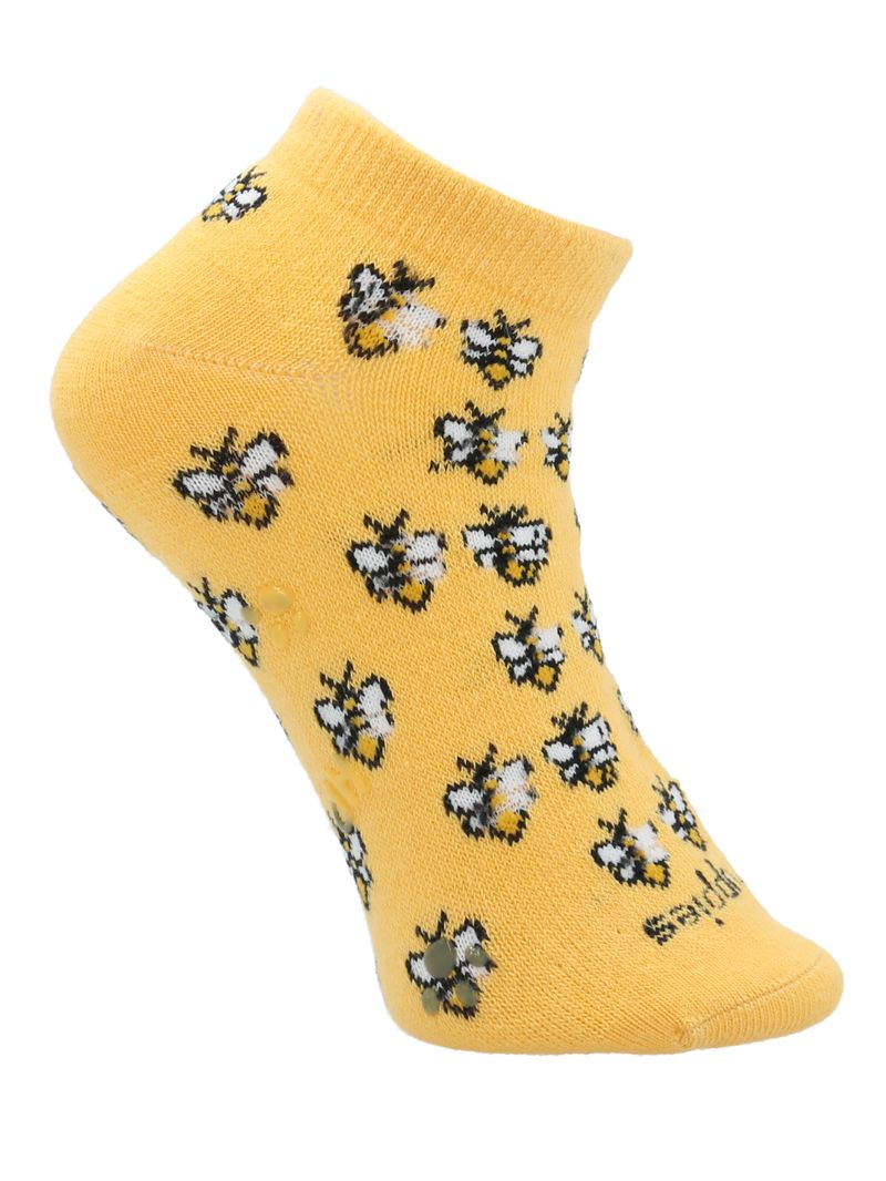 Calcetin Algodón Niña Ped Bees Amarillo Hush Puppies