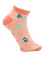 Calcetin Algodón Niña Ped St Paw Naranjo Hush Puppies