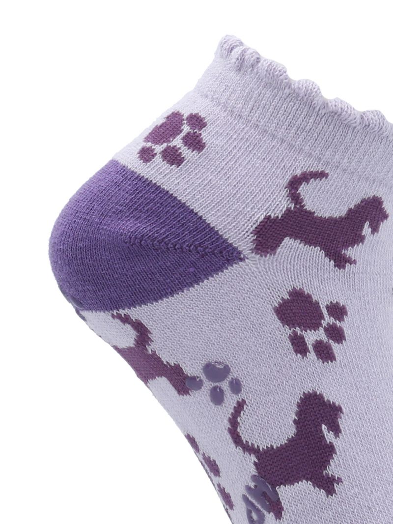 Calcetin-Algodon-Niña-Ped-St-Doggy-Morado-Hush-Puppies