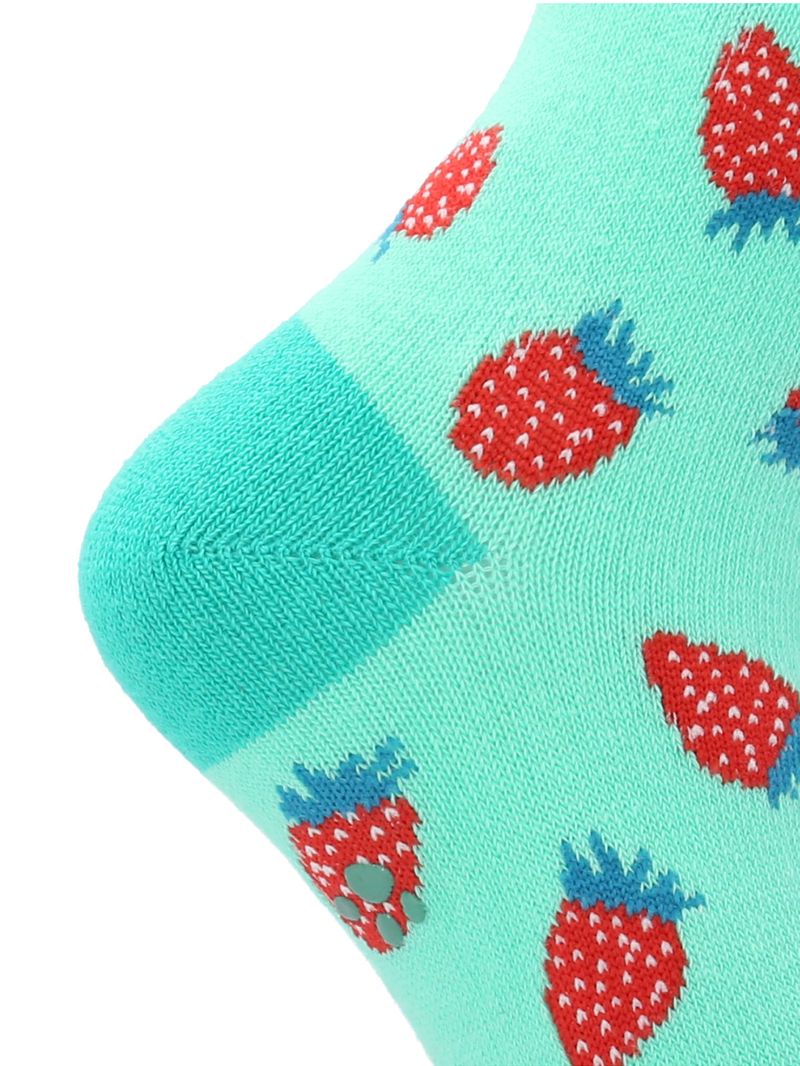 Calcetin-Algodon-Niña-C-St-Strawberry-Verde-Hush-Puppies
