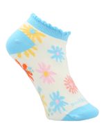 Calcetin Algodón Niña Ped St Flowers Beige/Crudo Hush Puppies