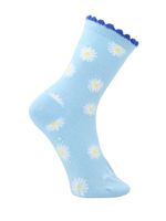 Calcetin Algodón Niña C St Daisy Celeste Hush Puppies