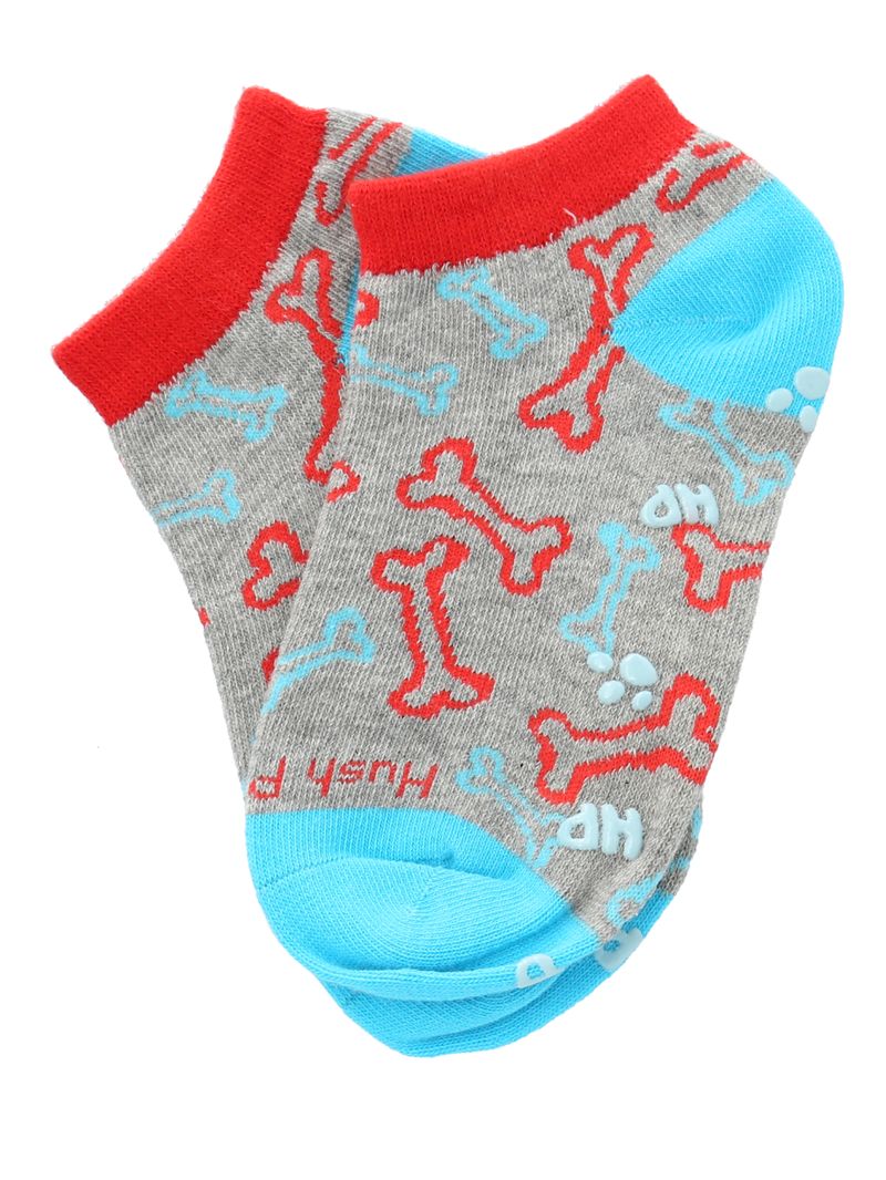Calcetin-Algodon-Niño-Ped-Bone-Gris-Hush-Puppies